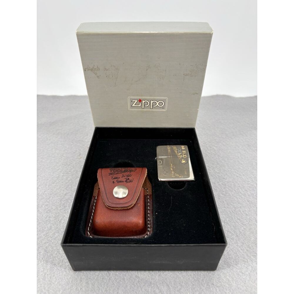 MATCO TOOLS Racing Eddie Hill Eric Hill ZIPPO Silver Plated Lighter #1 of 5000!